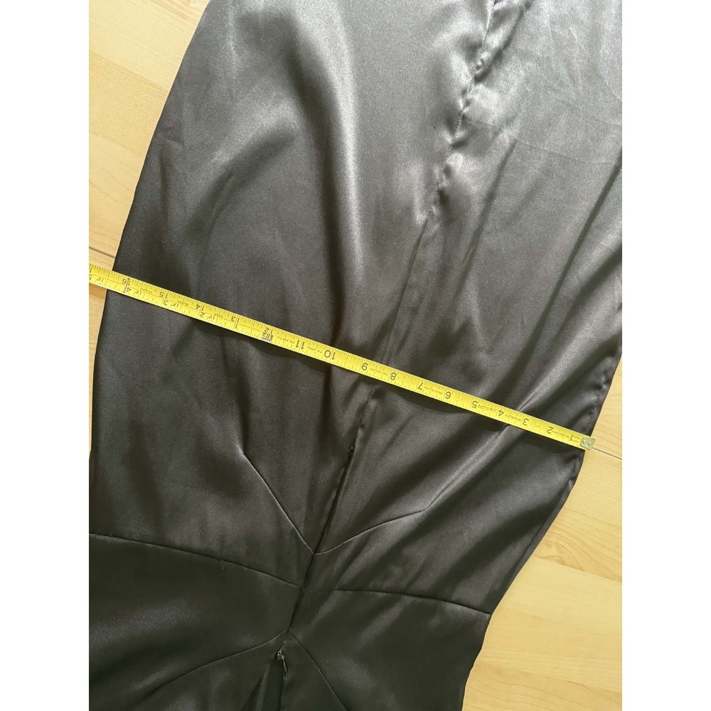 Vtg Y2K D&G Dolce And Gabbana Little Black Dress Satin 28/42 6 / 8 Ittierre 2001 - Picture 5 of 16